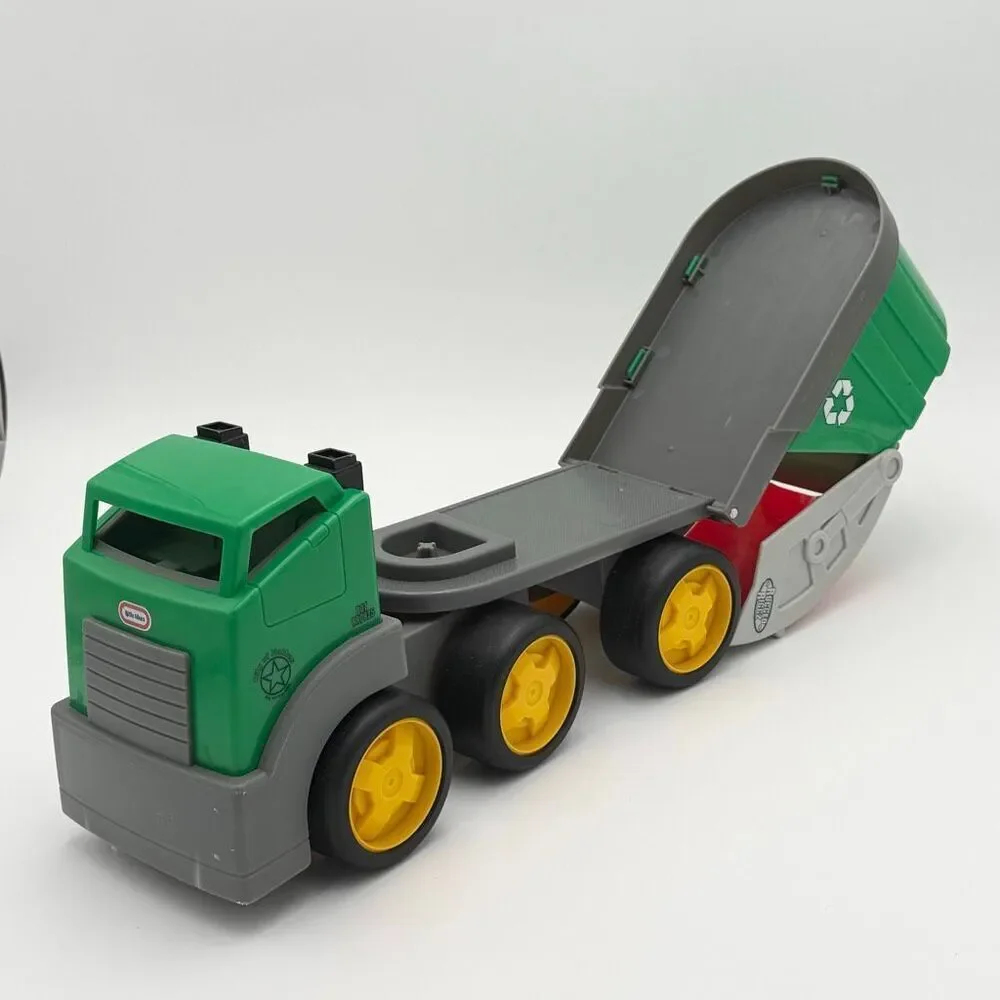 Little Tikes Rugged Riggz Green Recycling Truck Articulated